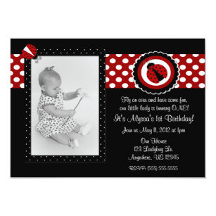 Invitations Er De Coccinelle Anniversaires Zazzle Fr