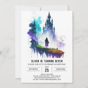 Invitation Anniversaire magique de Little Wizard