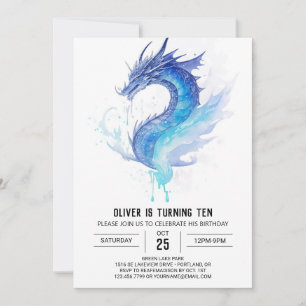 Invitation Anniversaire Majestic Roaring Fun
