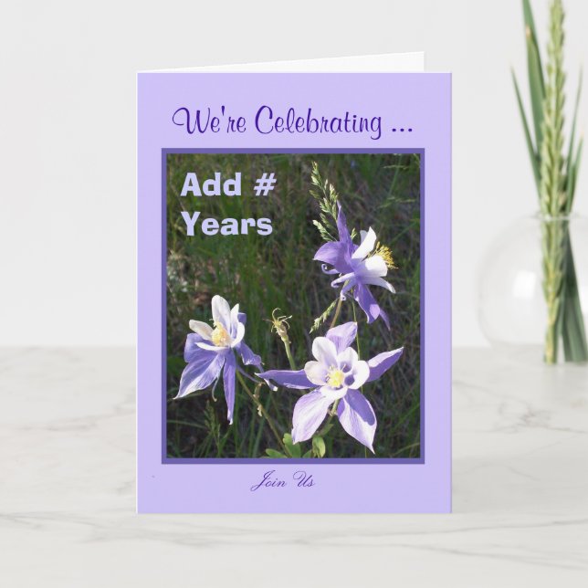 Invitation Anniversaire mariage (Devant)