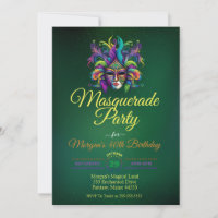 Anniversaire Masquerade masque
