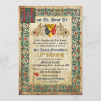 Anniversaire médiéval du manuscrit des Chevaliers