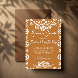 Invitation Anniversaire mexicain de Hermoso carino en terre c