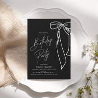 Anniversaire minimaliste de la vache noire