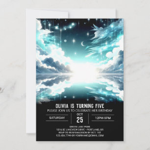 Invitation Anniversaire numérique des étoiles
