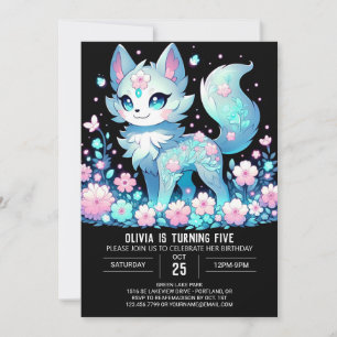 Invitation Anniversaire numérique du loup d'Imaginaire