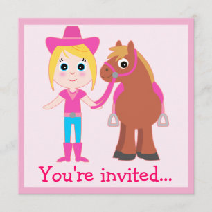 Invitation Anniversaire: Parti Pony
