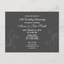Invitation anniversaire personnalisable minimale