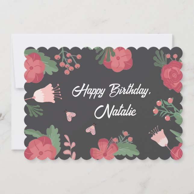 Invitation Anniversaire personnalisé (Devant)