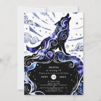 Anniversaire personnalisé du loup