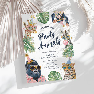 Invitation Anniversaire Safari Pour Tous Les Fêtar
