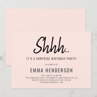 Invitation Anniversaire simple et moderne