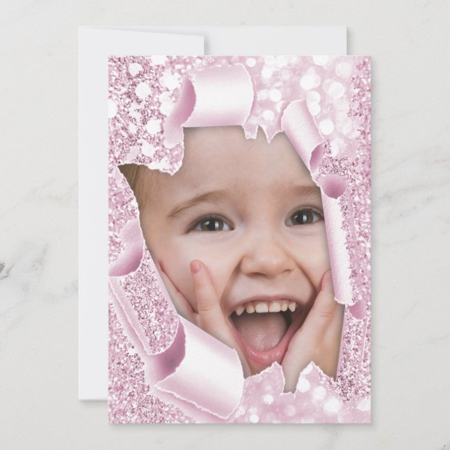 Invitation Anniversaire Soirée 5e 5e 10e 15e Parties scintill (Devant)