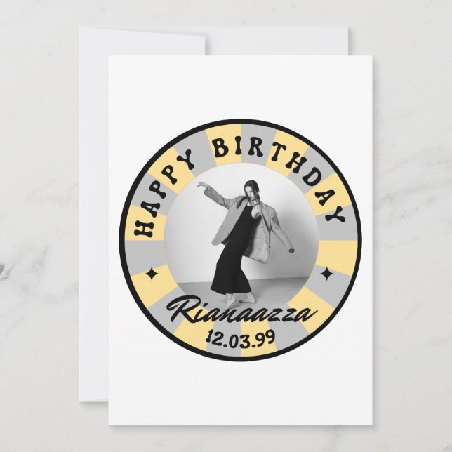 Invitation anniversaire spécial  (Devant)