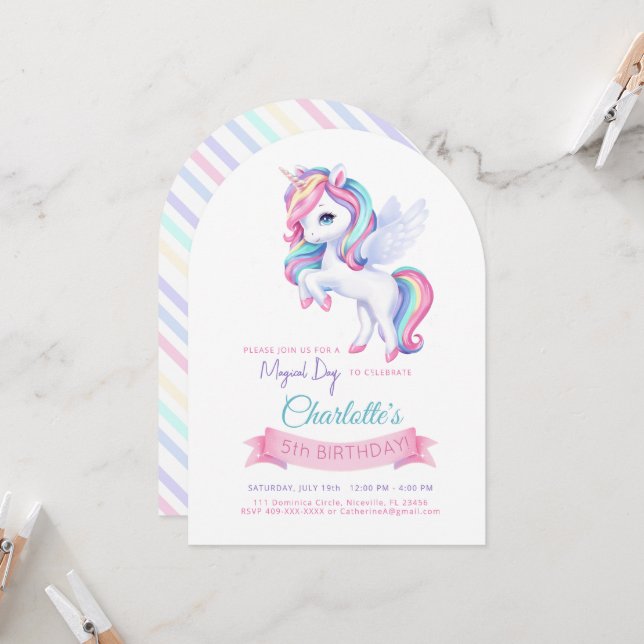 Invitation anniversaire sur le thème nautique. (Devant/Arrière en situation)