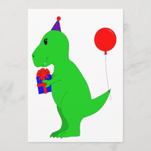Invitation Anniversaire T-Rex