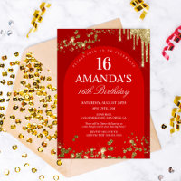 Anniversaire tendance avec gouttes de paillettes r