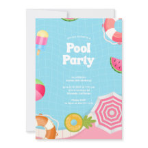 Anniversaire tendance de la piscine de Palm Spring