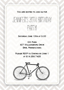 Invitations Bicyclette Anniversaires Zazzle Fr