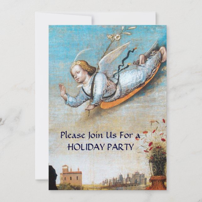 INVITATION ANNONCE ANGEL CHRISTMAS PARTY (Devant)