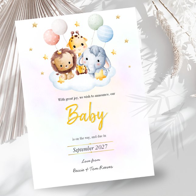 Invitation Annonce de bébé en route (Créateur téléchargé)