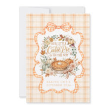 Annonce de bébé gâteau à la citrouille Cutie Pie