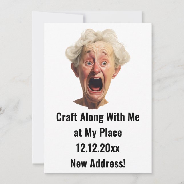 Invitation Annonce de création artisanale (Devant)