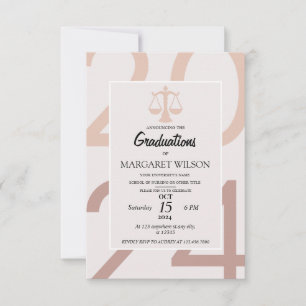 Invitation Annonce de début de typographie avocat Grad