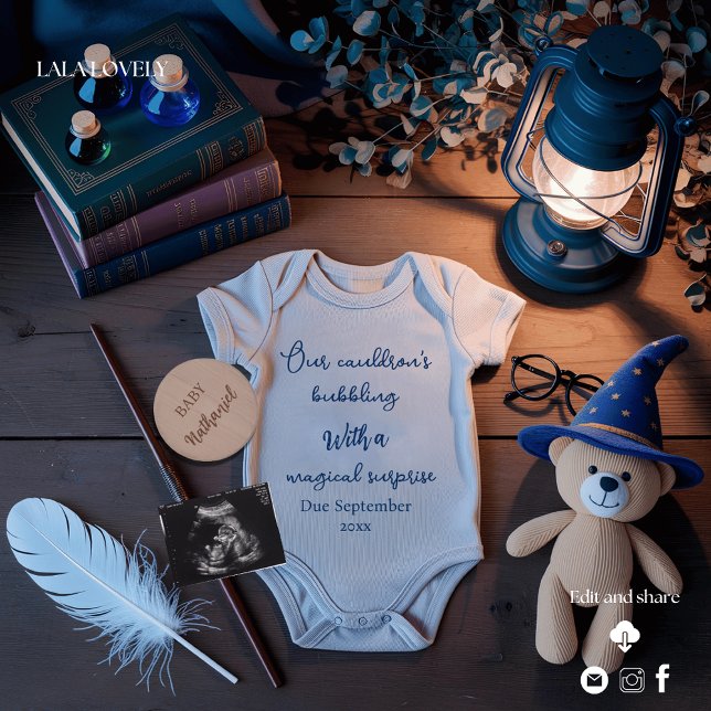 Invitation Annonce de grossesse Halloween adorable (Créateur téléchargé)