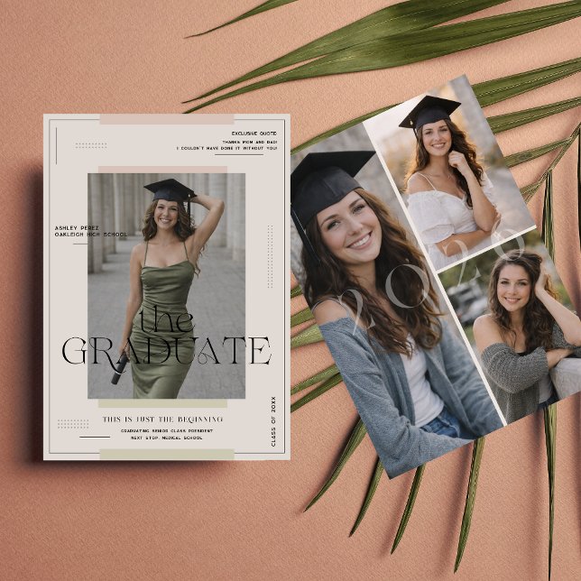 Invitation Annonce de la photo de couverture du magazine des  (Créateur téléchargé)