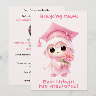 Invitation 🎓Annonce de la remise des diplômes de Chibi Bloss