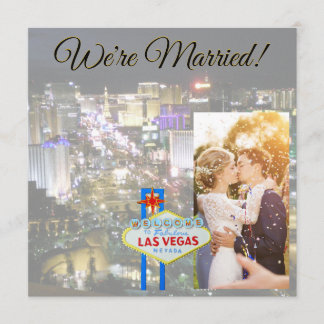 Invitation Annonce de mariage à Las Vegas