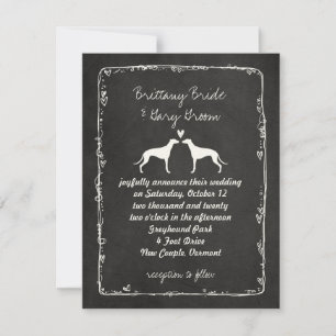 Invitation Annonce de mariage des Greyhounds