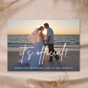Invitation Annonce de mariage en fuite officielle de photo de