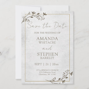 Invitation Annonce de mariage : Réservez la date