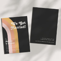 Annonce de Mariage Secret sous le Thème Arc-en-Cie