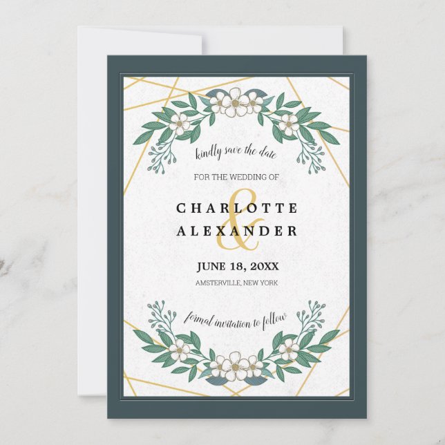 Invitation Annonce de mise en garde du Cornouiller blanc (Devant)