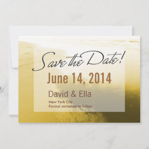 Invitation Annonce de mise en vente romantique de la plage do