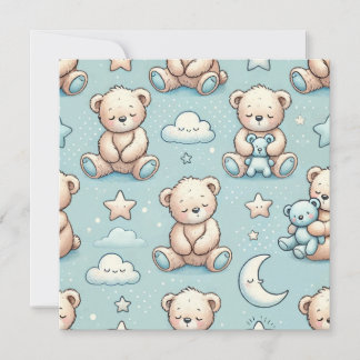 Invitation Annonce de naissance de garçon