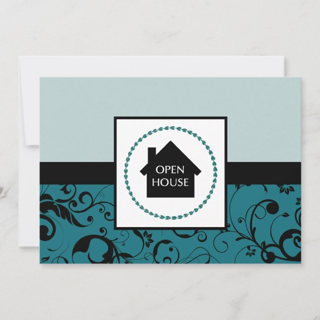 Invitation Annonce de porte ouverte : damas professionnel (Devant)