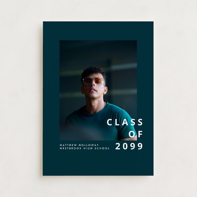 Invitation Annonce de remise de diplôme à la typographie sarc (Créateur téléchargé)