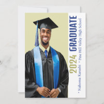 Annonce de remise de diplôme personnalisée 2026 po