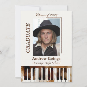 Invitation Annonce de remise de diplôme pour la majeure en mu