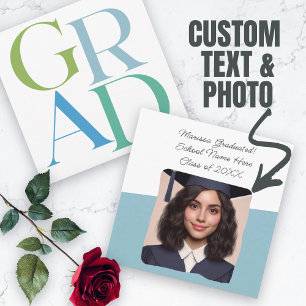 Invitation Annonce de remise de diplôme - Typographie personn