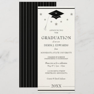Invitation Annonce de remise de diplôme universitaire profess