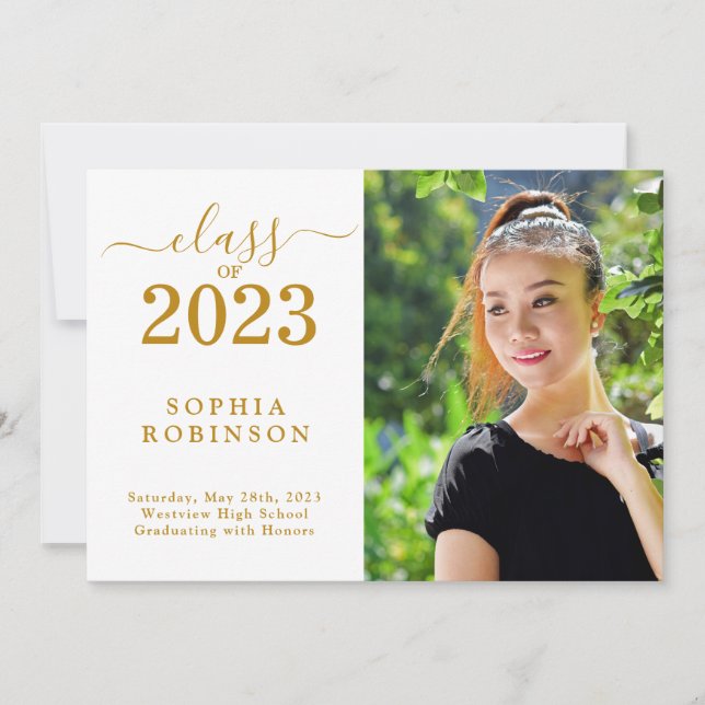 Invitation Annonce de remise de diplômes de la promotion 2023 (Devant)