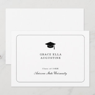 Invitation Annonce de remise de diplômes simple