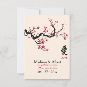 Invitation Annonce de sauvegarde de date de Love Branch