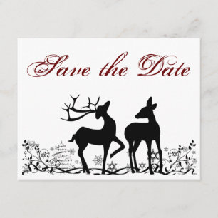 Invitation Annonce de sauvegarde de date de vacances d'hiver