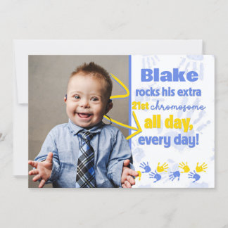 Invitation Annonce de sensibilisation au syndrome de Down